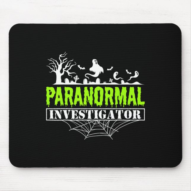 Mousepad Paranormal Investigador Fantasma Caçando Fantasma  (Frente)