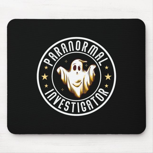 Mousepad Paranormal Investigador Fantasma Hunter Ghost Hunt (Frente)