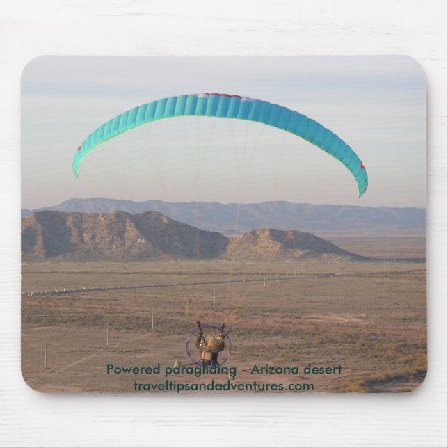 Mousepad Parapente psto - deserto da arizona (Frente)