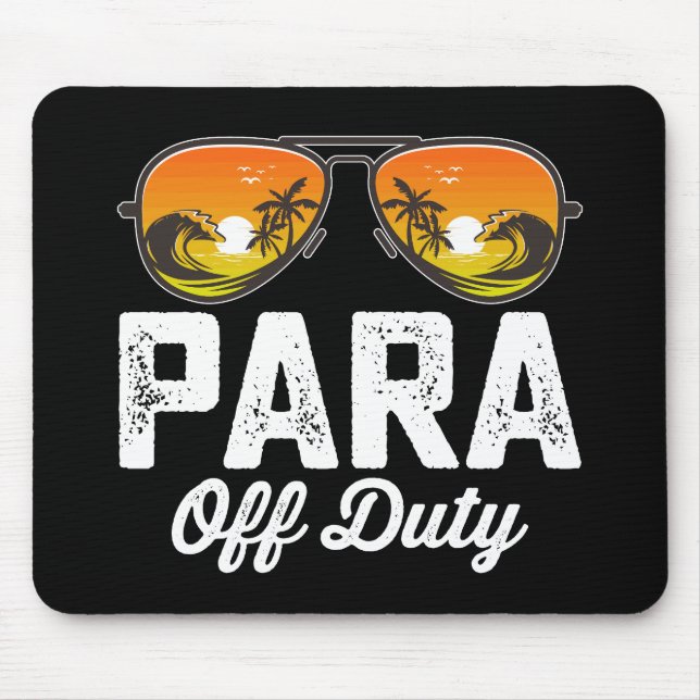 Mousepad Paraprofissional De ParaFim De Dar No Último Dia D (Frente)