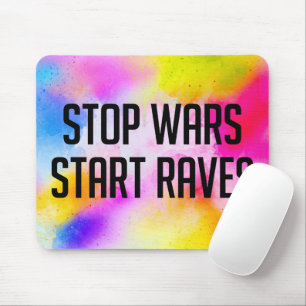 Mousepad Parar as guerras iniciar as ondas