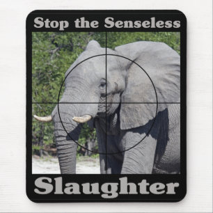 Mousepad Parar o Elefante do Abate