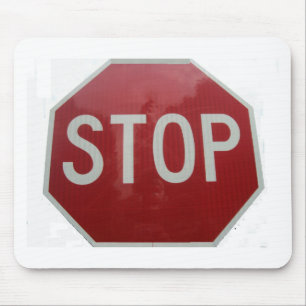 Mousepad Parar Sinal