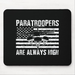 Mousepad Paratrooper American Flag U Exército Americano Vet