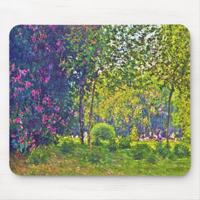 Mousepad Parc Monceau Claude Monet (Frente)
