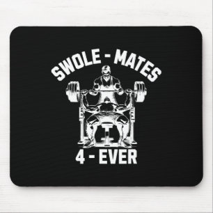 Mousepad Parceiro de Gym Engraçado, 4 vezes mais engraçado,