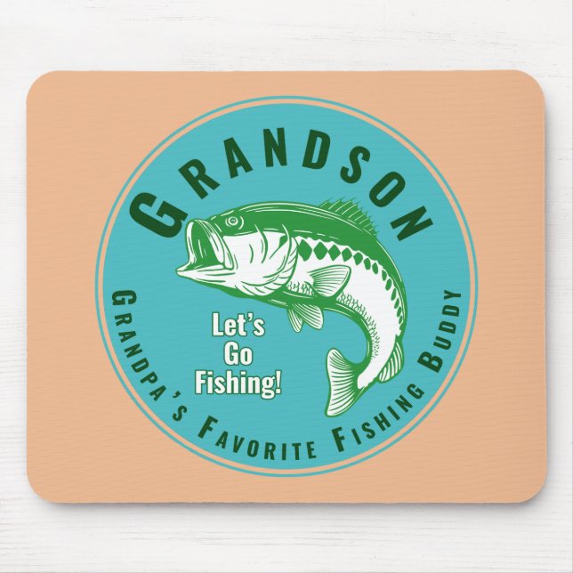 Mousepad Parceiro de pesca favorito do vovô (Frente)