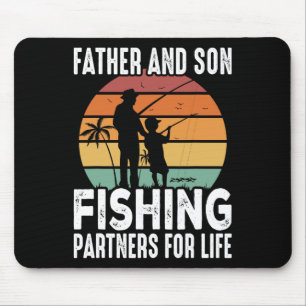 Mousepad Parceiros De Pesca De Pais E De Filho Vintage
