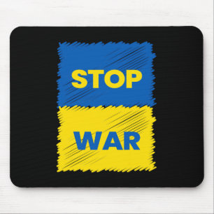 Mousepad Pare a Guerra - Salve a Ucrânia - Pare a Guerra na