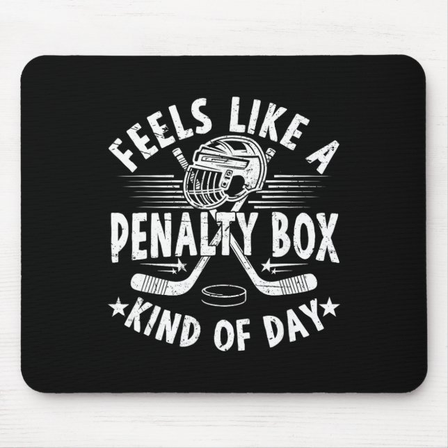 Mousepad Parece Um Dia De Caixa De Penalidade Engraçado De  (Frente)