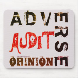Mousepad "Parecer de Auditoria Adversa"