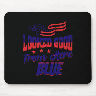 Mousepad Parecia Bom Daqui Azul Engraçado Softll Dia de Jog