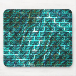 Mousepad Parede ciana manchada, pastada ou com tijolos de a