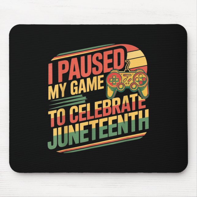 Mousepad Parei Meu Jogo Para Comemorar A 12 Independe (Frente)