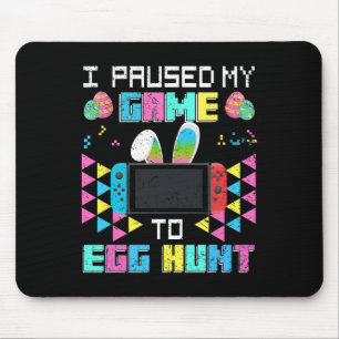 Mousepad Parei Meu Jogo Para Ovo Páscoa Engraçado Jogador B