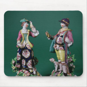 Mousepad Pares de figuras do arco de um desportista