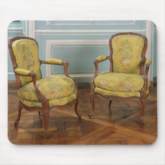 Mousepad Pares de poltronas de Louis XV, 1723-74 (Frente)