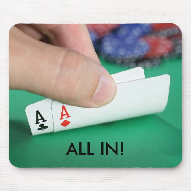 Mousepad Pares de tapete do rato dos áss (Frente)