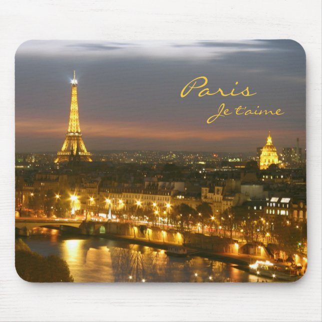 Mousepad Paris à Noite (Frente)