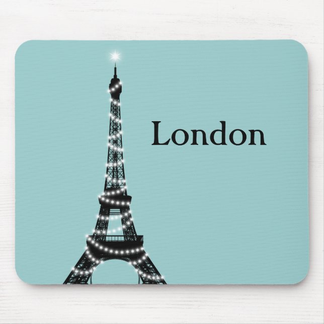 Mousepad Paris brilha em todos os lugares do mouse (Frente)