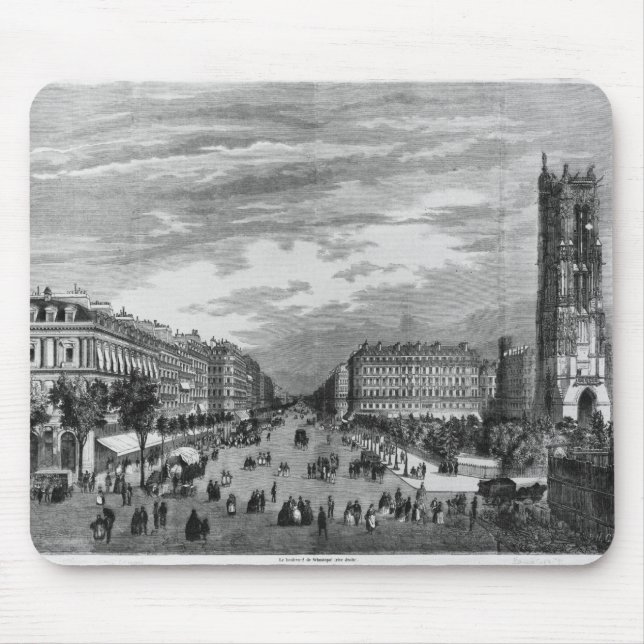 Mousepad Paris, bulevar de Sebastopol (Frente)