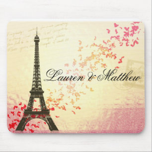Mousepad Paris no amor - torre Eiffel