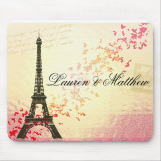 Mousepad Paris no amor - torre Eiffel