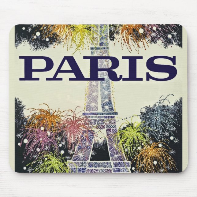 Mousepad Paris: Poster (Frente)