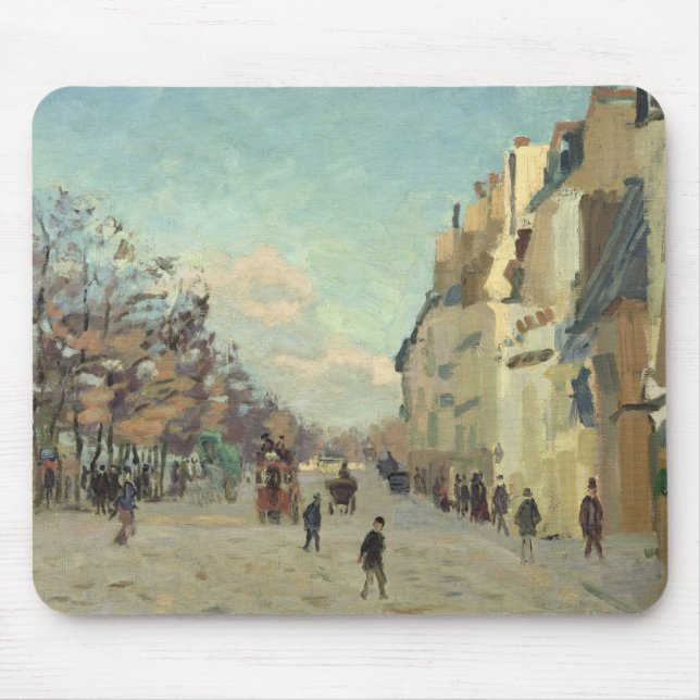 Mousepad Paris, Quai de Bercy, efeito da neve, c.1873-74 (Frente)