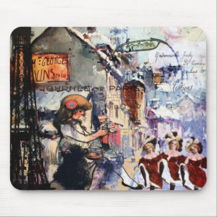 Mousepad Paris, t'aime do je