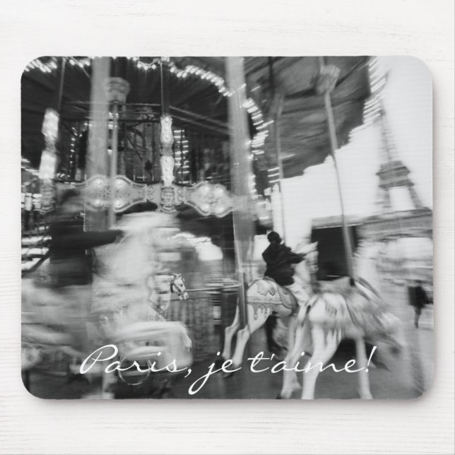 Mousepad Paris, t'aime do je! (Frente)
