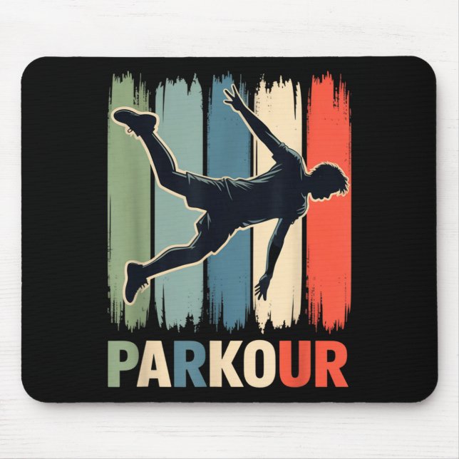 Mousepad Parkour, Urban Gymnast, Traceur, Runner  (Frente)