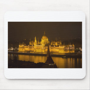 Mousepad Parlamento húngaro Budapeste por noite