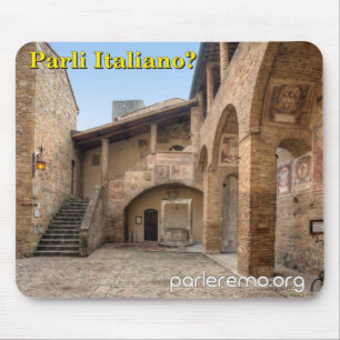 Mousepad Parli Italiano? San Gimignano, Itália