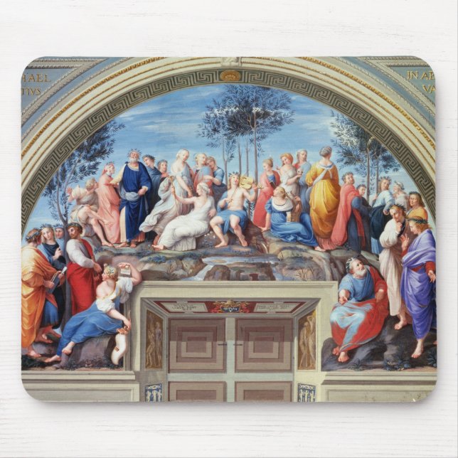 Mousepad Parnassus e o Disputa, do della S da estância (Frente)