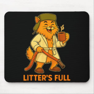 Mousepad Paródia de gato completa de férias engraçadas de N