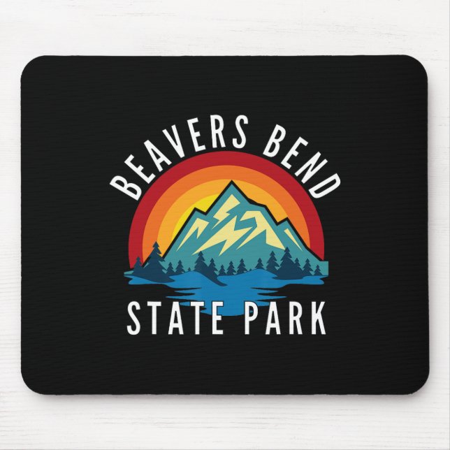 Mousepad Parque Estadual Beavers Bend Oklahoma  (Frente)