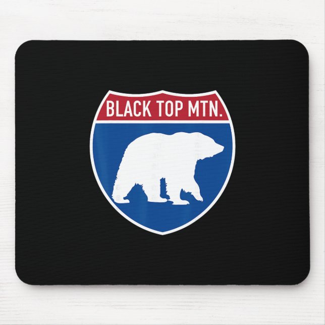 Mousepad Parque Estadual Black Top Mountain Georgia Bear Ga (Frente)