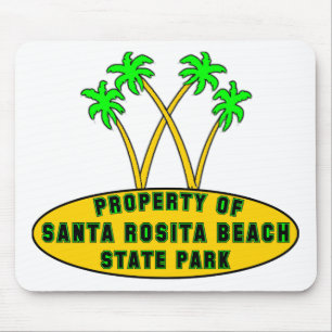 Mousepad Parque estadual da praia de Rosita do papai noel