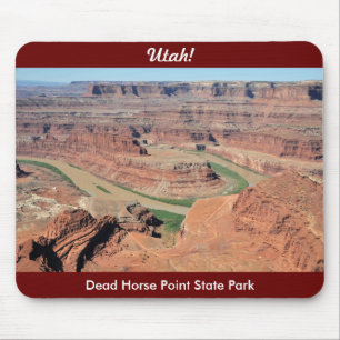 Mousepad Parque estadual do ponto do cavalo inoperante, Ut