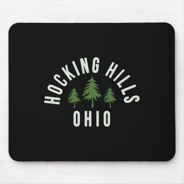 Mousepad Parque Estadual Hocking Hills Ohio Lembrança Camin (Frente)