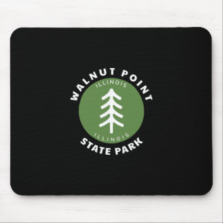 Mousepad Parque Estadual Walnut Point Illinois Il Floresta