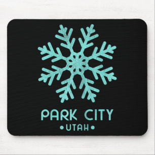 Mousepad Parque Feminino de Esqui em Park City Utah