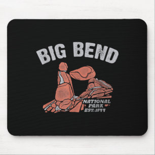 Mousepad Parque nacional Big Bend Rocha Equilibrada vintage