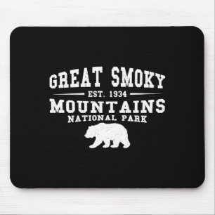 Mousepad Parque nacional das grandes montanhas fumegantes e