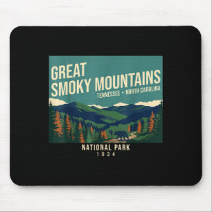 Mousepad Parque nacional das grandes montanhas nebulosas te