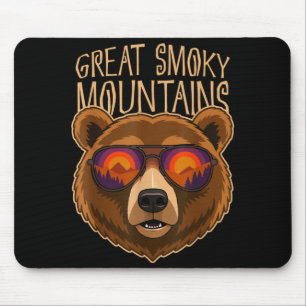 Mousepad Parque nacional das grandes montanhas nebulosas ur