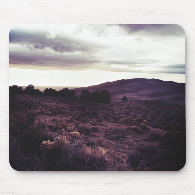 Mousepad Parque nacional de dunas de areia em Colorado (Frente)