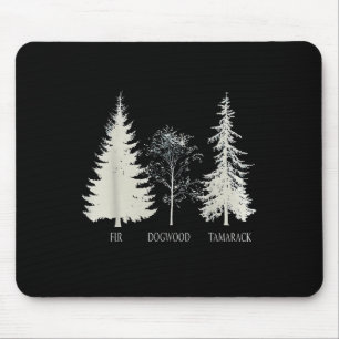 Mousepad Parque Nacional de Fir Dogwood Tamarack Vintage