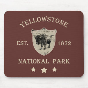 Mousepad parque nacional de yellowstone